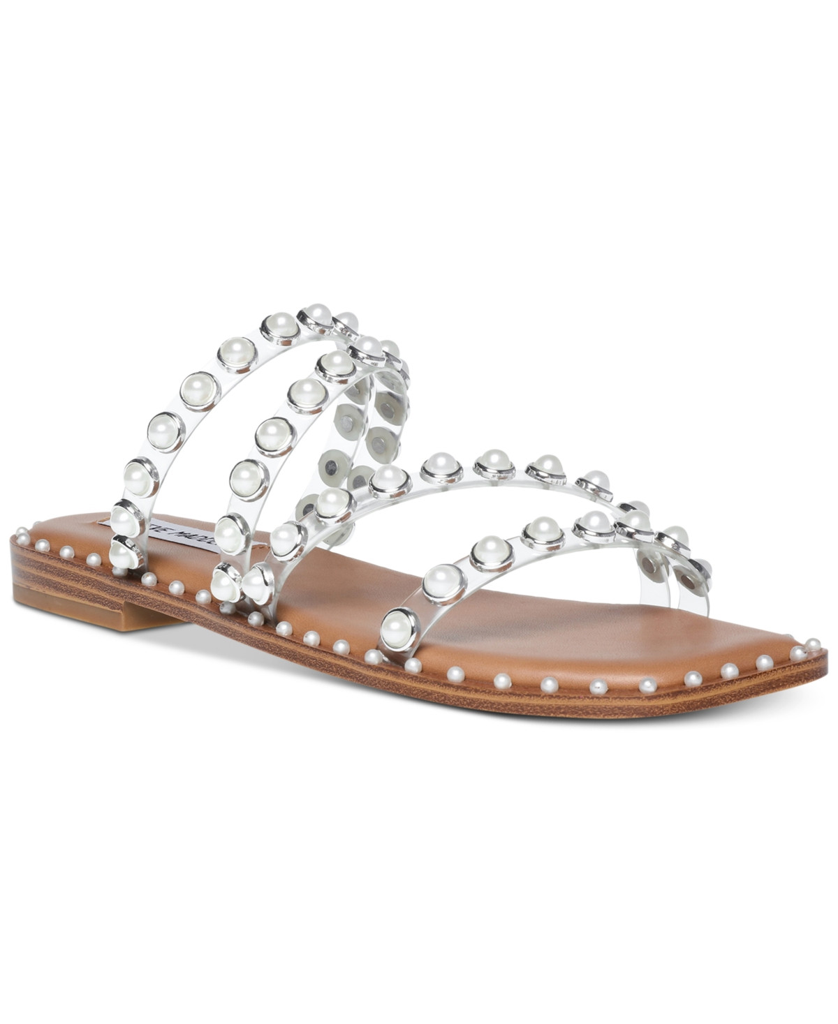Steve Madden Women's Skyler-p Studded Flat Sandals | Macys (US)