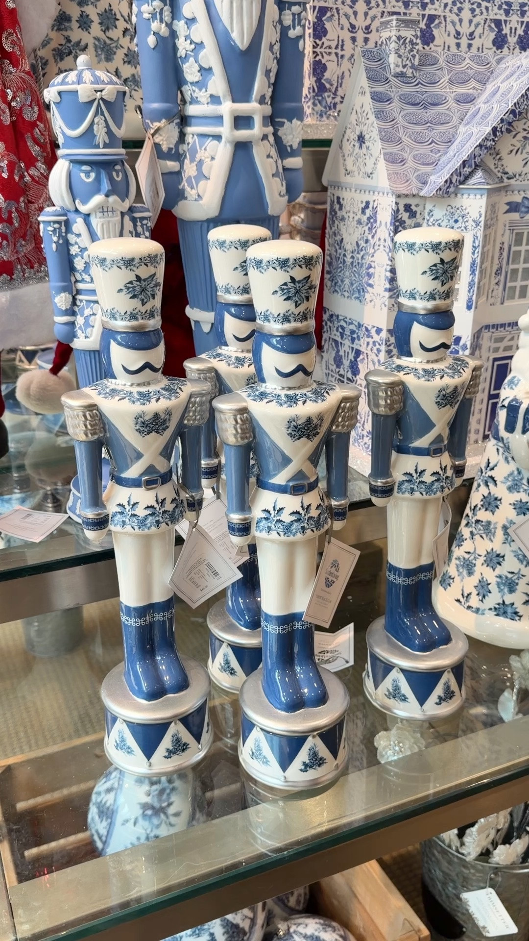 They’re back! 💙 these blue and white nutcrackers were best sellers last year and I’m so glad to see that they brought them back again for Christmas this year! 😍 there’s even a 5ft life size version!! 🙌  

Toy soldier blue and white Christmas decor chinoiserie Christmas decorations classic timeless home decor traditional
Home Ralph Lauren aesthetic grand millennial holiday decor

#LTKSeasonal #LTKHome #LTKdayinmylife