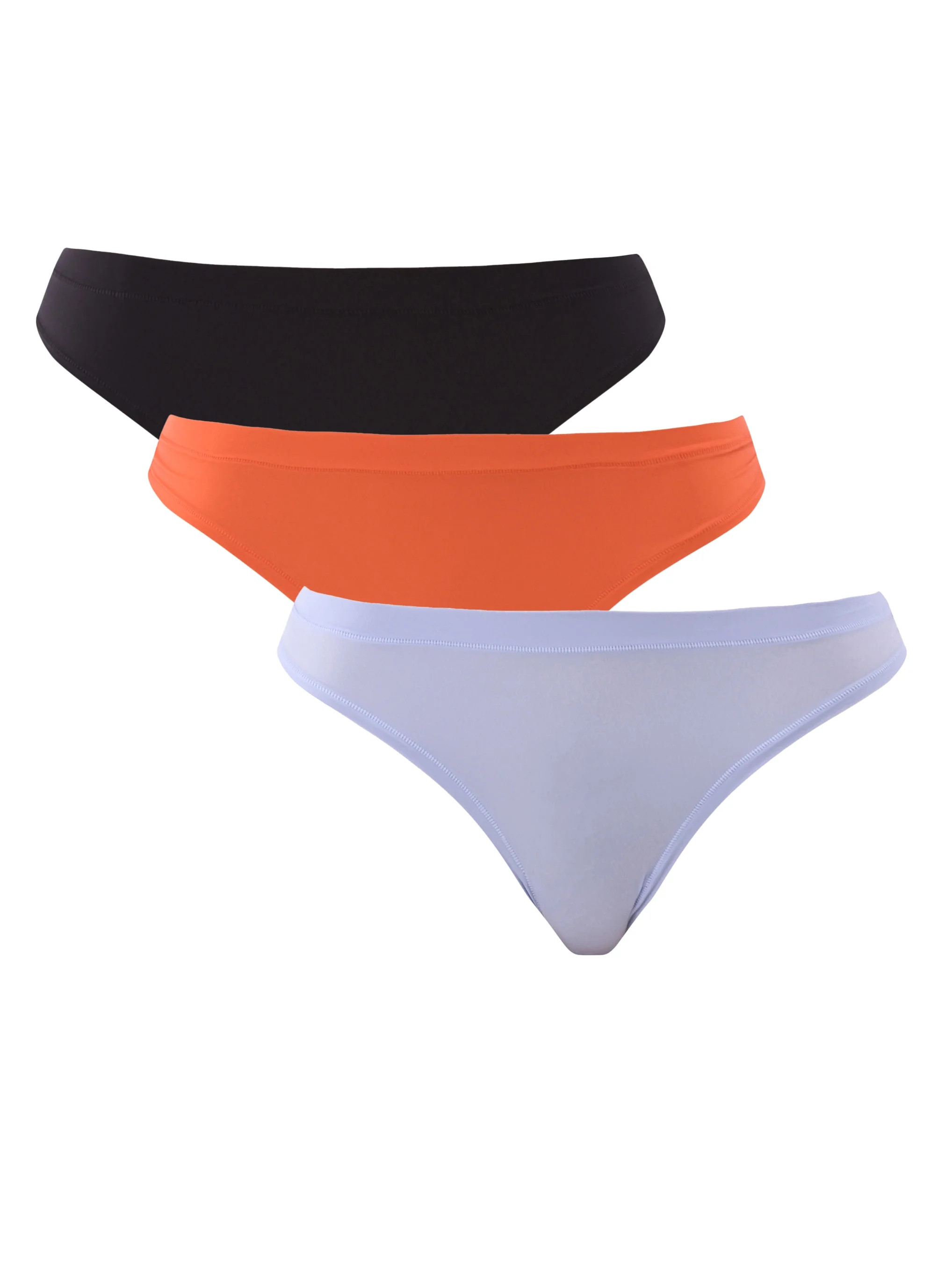 No Boundaries Thong Panties with Fit Stretch, 3-Pack, Women’s and Women’s Plus | Walmart (US)