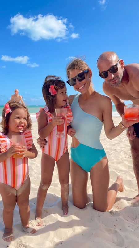 Vacation style for the family!! Amazon swim Amazon cutout suit. Target toddler swim. Affordable travel style. Beach style. 

#LTKunder50 #LTKSeasonal #LTKtravel