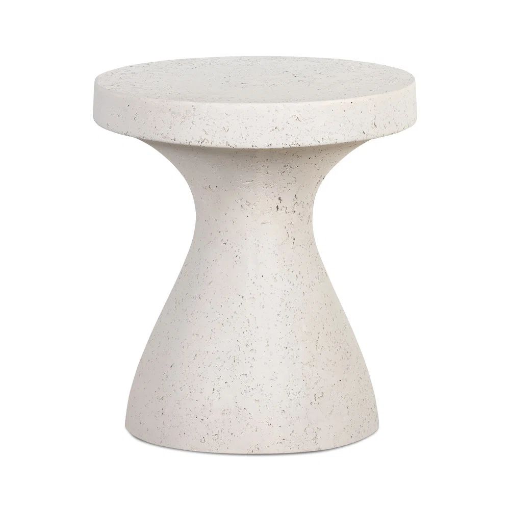 Dodger Stone/Concrete Side Table | Wayfair North America