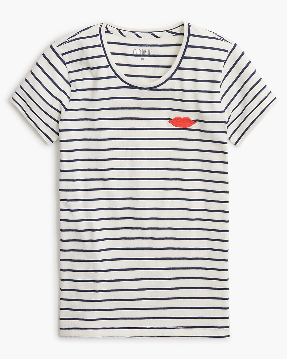 Lips striped graphic tee | J.Crew Factory