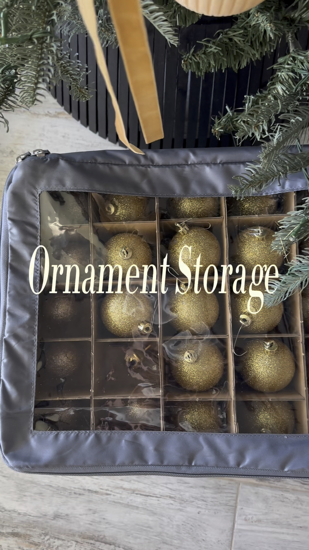 It’s tiiiiiiiiiiimmmmmee … to take the tree down lol 

I found this exact ornament storage container at Target for 75% off. It came out to $2.50. Feel free to check your local store and save some extra money! 

I’ve also linked some similar ornament storage from Amazon. 

#LTKWatchNow #LTKHoliday #LTKHome