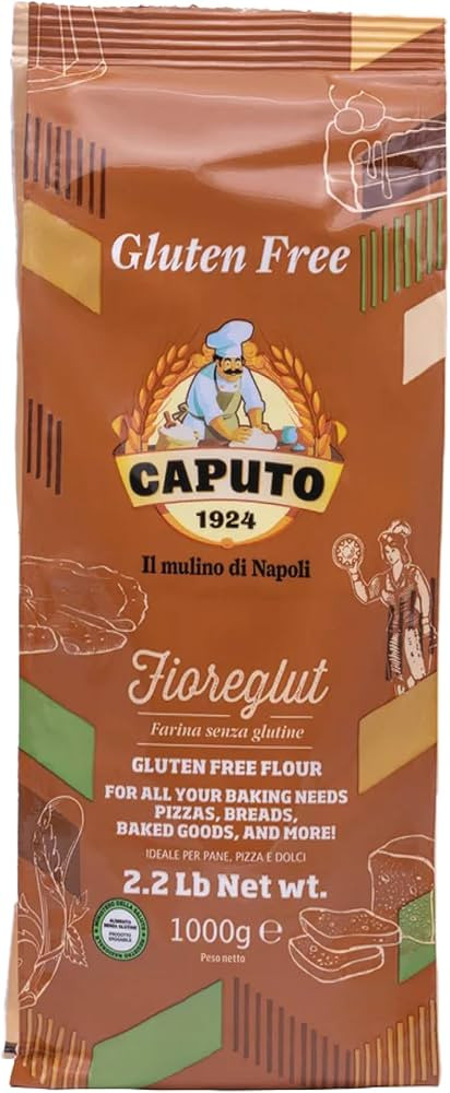 Antimo Caputo Gluten Free Pizza Flour 2.2lb - All Natural Multi Purpose Flour & Starch Blend for ... | Amazon (US)