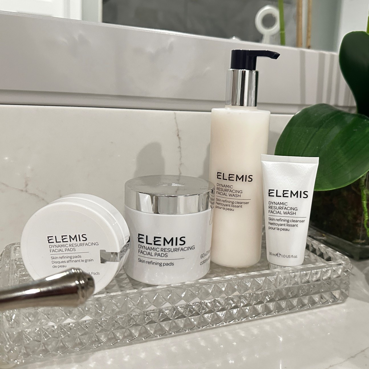 #ad
One of my all time favorite facial duos is on a huge deal today over at @QVC and I had to share it!  This is the face wash that lives in my shower, and also at my sink.  My go-to exfoliating pad is included.  And you get a full size of each as well as a travel size!  It's all for a price that makes it easy to stock up, which I admit I'm not surprised about because I feel like QVC is a great place to look for beauty deals like this.

The Elemis Dynamic Resurfacing Facial Wash is the one that I have used daily for years.  It's gentle, doesn't irritate my sensitive skin and easily removes all makeup while providing gentle exfoliation. It also pairs great with other products if you want to double cleanse (I suggest the Elemis Pro-Collagen Cleansing Balm).  

The Dynamic Resurfacing Facial Pads are a gentle exfoliation in easy to use form.  They're a product I've come back to over and over again because they're non-irritating but help keep my skin smooth.  They're a must have when I travel, as they really help even out my skin when I've been exposed to plane air or outside too much.

This set gets you a full size of each product, as well as a travel size!  It's already in my cart.  Snag it while you can!

#LoveQVC  

 #LTKOver40 #LTKSaleAlert #LTKBeauty