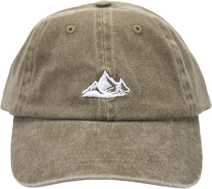 Dad Hat Baseball Cap Unisex Outdoor Unstructured Washed Soft Cotton Mountain Hat | Amazon (US)