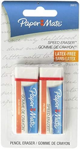 Paper Mate SPEEDerase Eraser, Vinyl Eraser, 2-Carded, White (70823) | Amazon (CA)