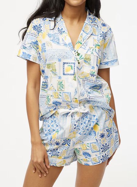 Lemon patchwork print pajamas 

#LTKSeasonal #LTKsalealert #LTKfindsunder100