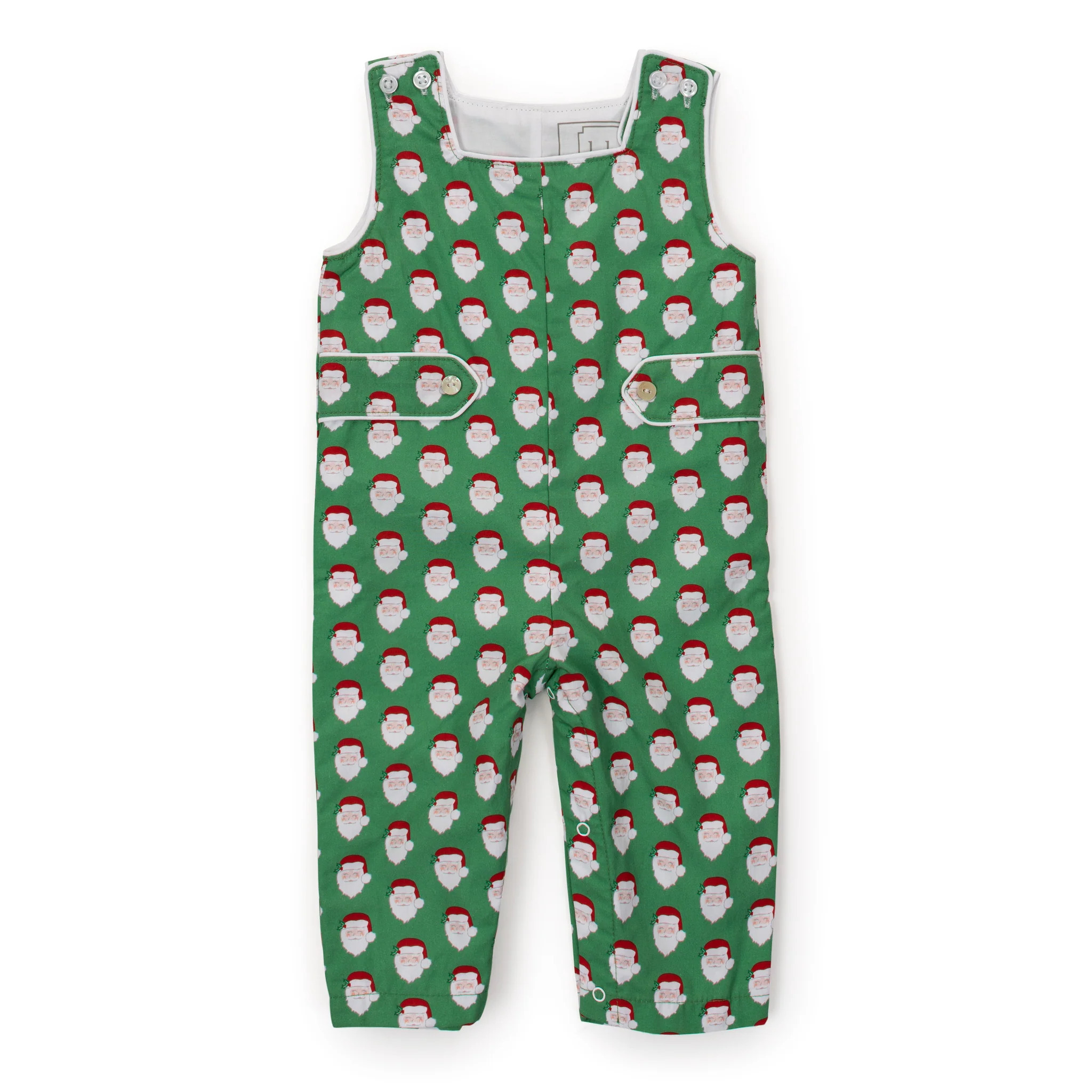 SALE Harrison Boys' Woven Pima Cotton Longall - Hey Santa | Lila and Hayes