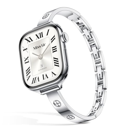 Missair Slim Bands Compatible with Apple Watch 38mm 40mm 41mm 42mm 44mm 45mm 46mm 49mm for Women,... | Amazon (US)