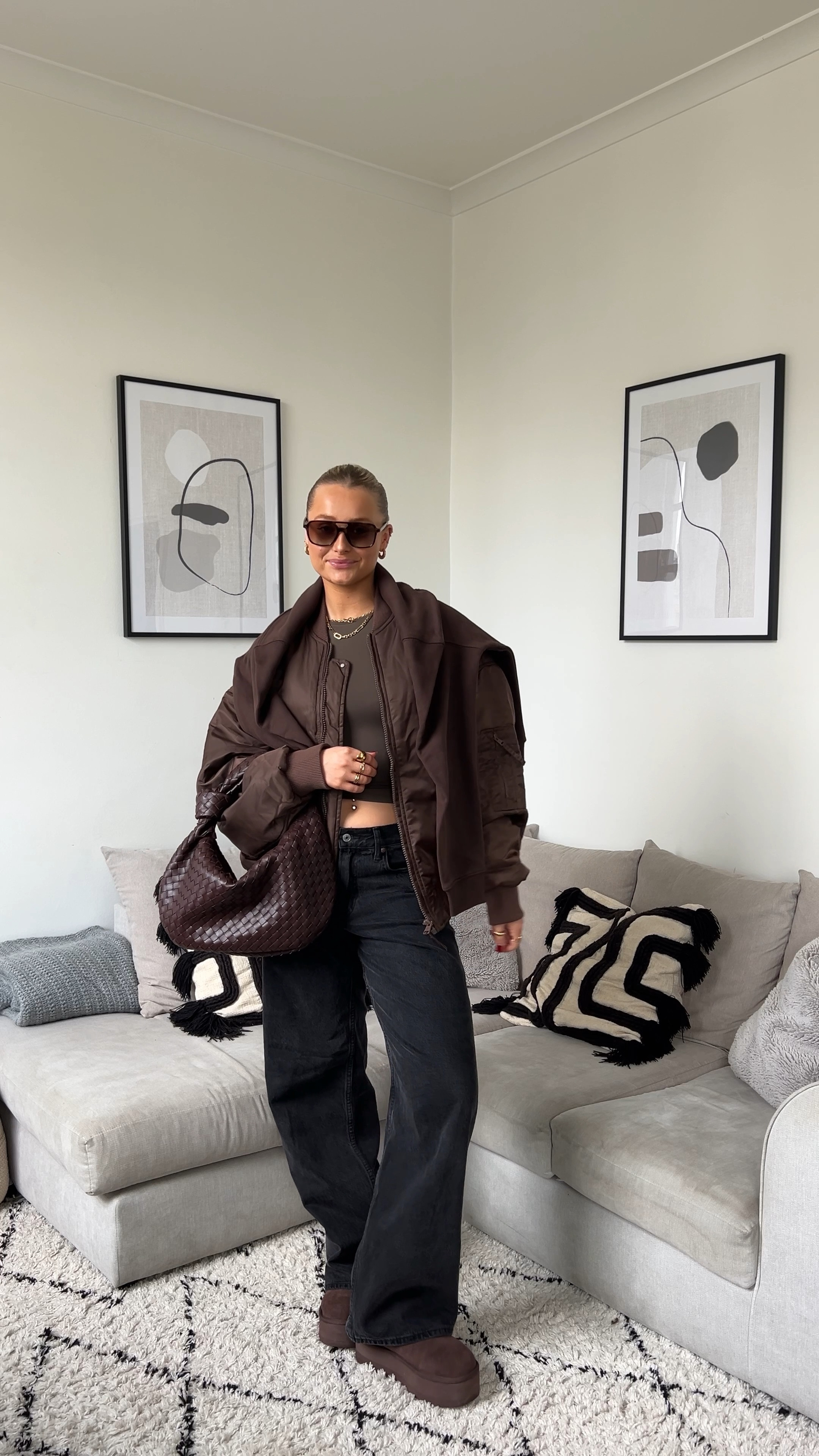 brown outfits & gold jewellery hits different🤎✨ 

#LTKwinter #LTKeurope #LTKstyletip