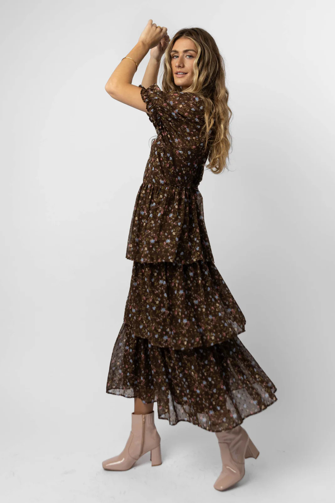 Mikel Maxi Dress in Brown - XS / Brown - böhme | Böhme US