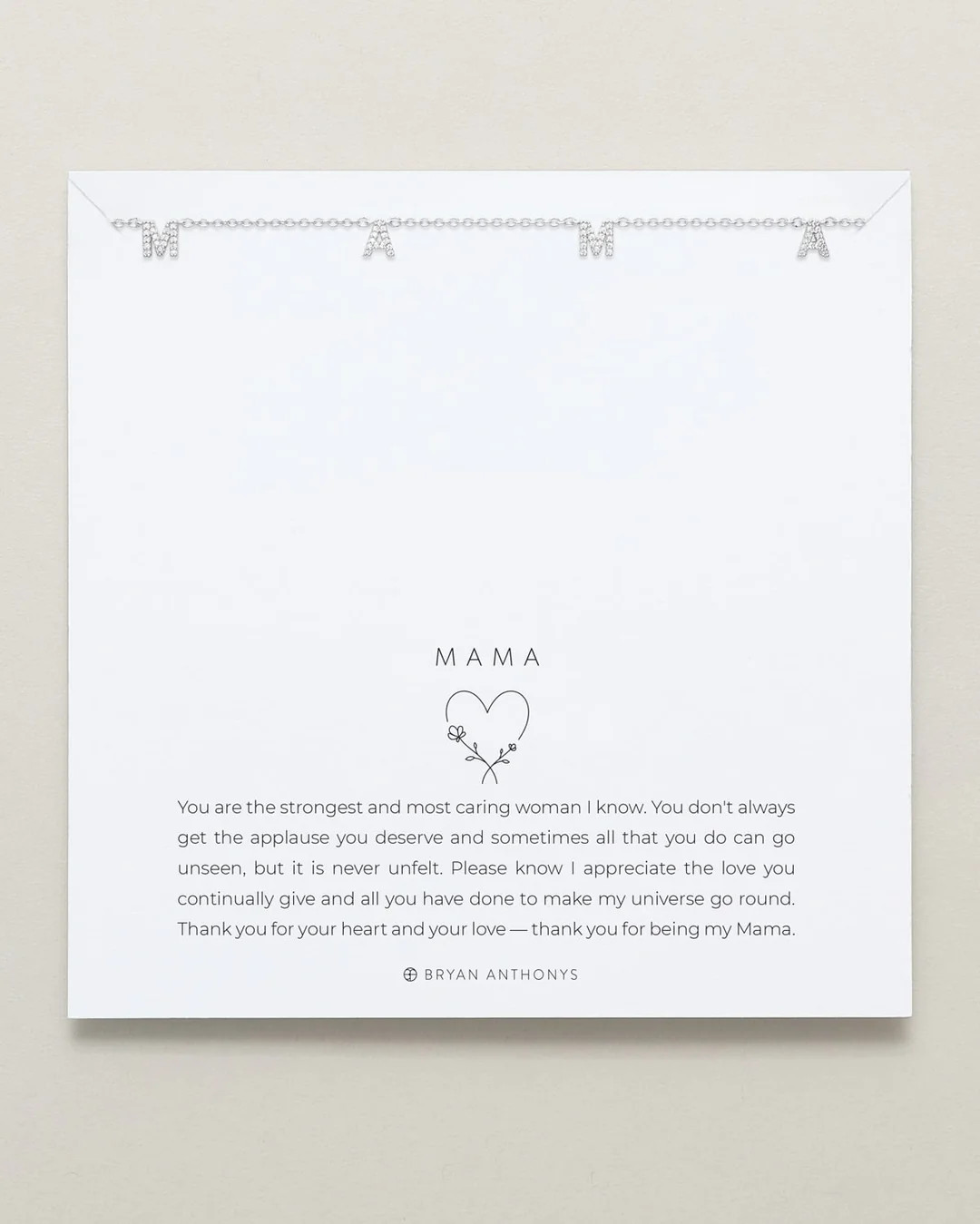 Mama Necklace | Bryan Anthonys | Bryan Anthonys
