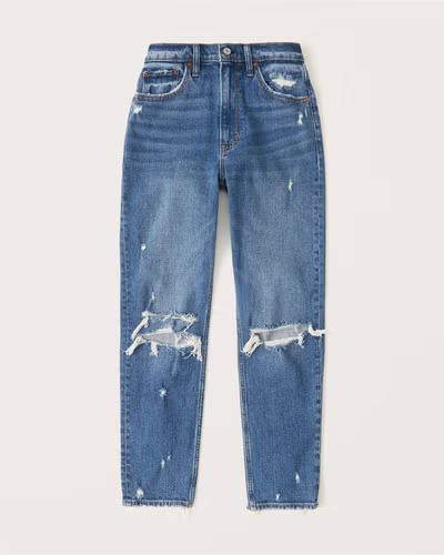 Curve Love High Rise Mom Jeans | Abercrombie & Fitch (US)