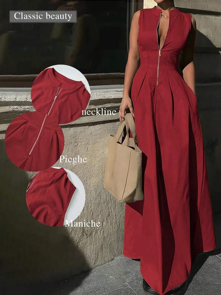 New Fashionable Casual Versatile Sleeveless Women Dress, Spring/Summer Elegant | SHEIN USA 🇺🇸 | SHEIN