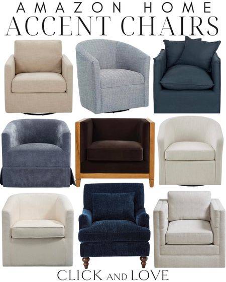 Amazon accent chair finds! Update your seating area or living space with these fresh finds 🪑 I love all of the swivel options!

Accent chair, armchair, swivel chair, upholstered chair, velvet chair, neutral chair, blue chair, budget friendly accent chair, modern accent chair, traditional accent chair, velvet chair, blue accents, living room, seating area, Amazon, Amazon home, Amazon must haves, Amazon finds, Amazon home decor, Amazon furniture #amazon #amazonhome

#LTKstyletip #LTKhome
