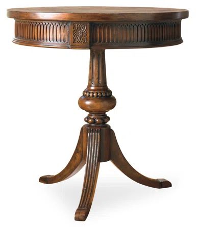 Hooker Furniture Seven Seas Solid Wood Pedestal End Table | Wayfair North America