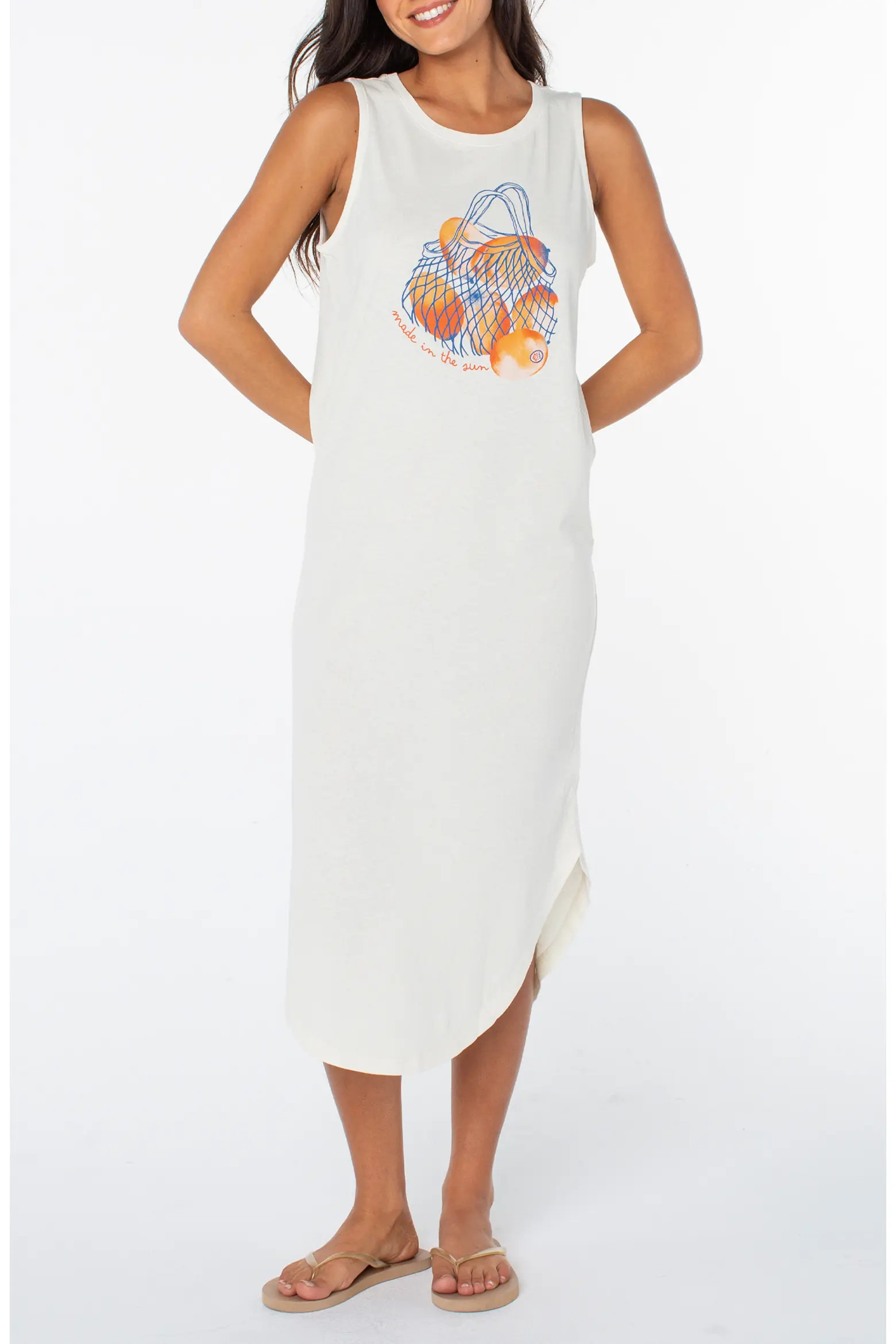 Made in the Sun Wildflower Cotton Midi Sundress (Women) | Nordstrom | Nordstrom