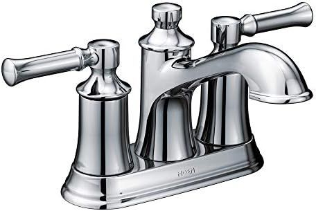 Moen 6802 Dartmoor Two-Handle Low arc Bathroom Faucet, Chrome | Amazon (US)