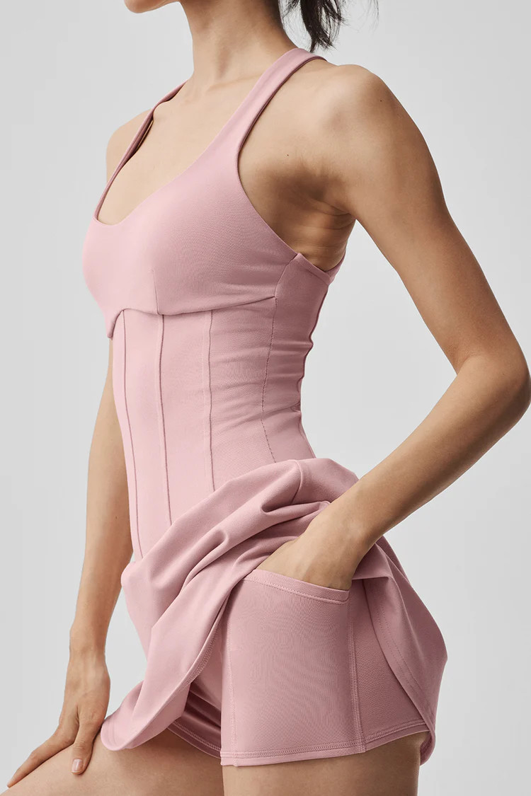 Airbrush Sparks Fly Corset Tennis Dress | Alo Yoga (US)