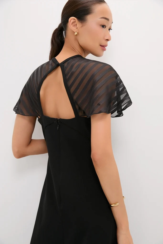 Black Crepe Annelise Dress | Tuckernuck (US)