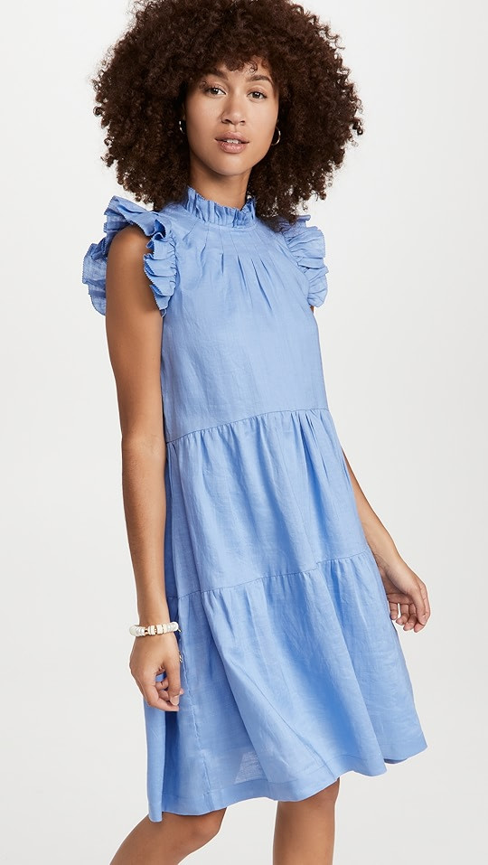 Tier Waverly Flutter Sleeve Dress | Shopbop