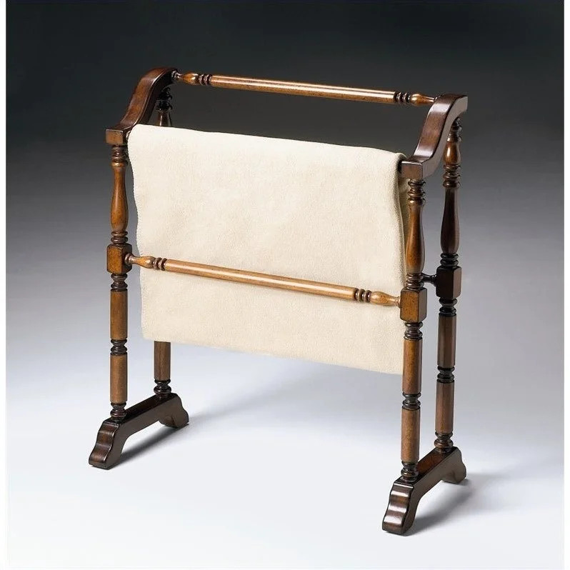 Beaumont Lane Blanket Rack in Plantation Cherry - Walmart.com | Walmart (US)