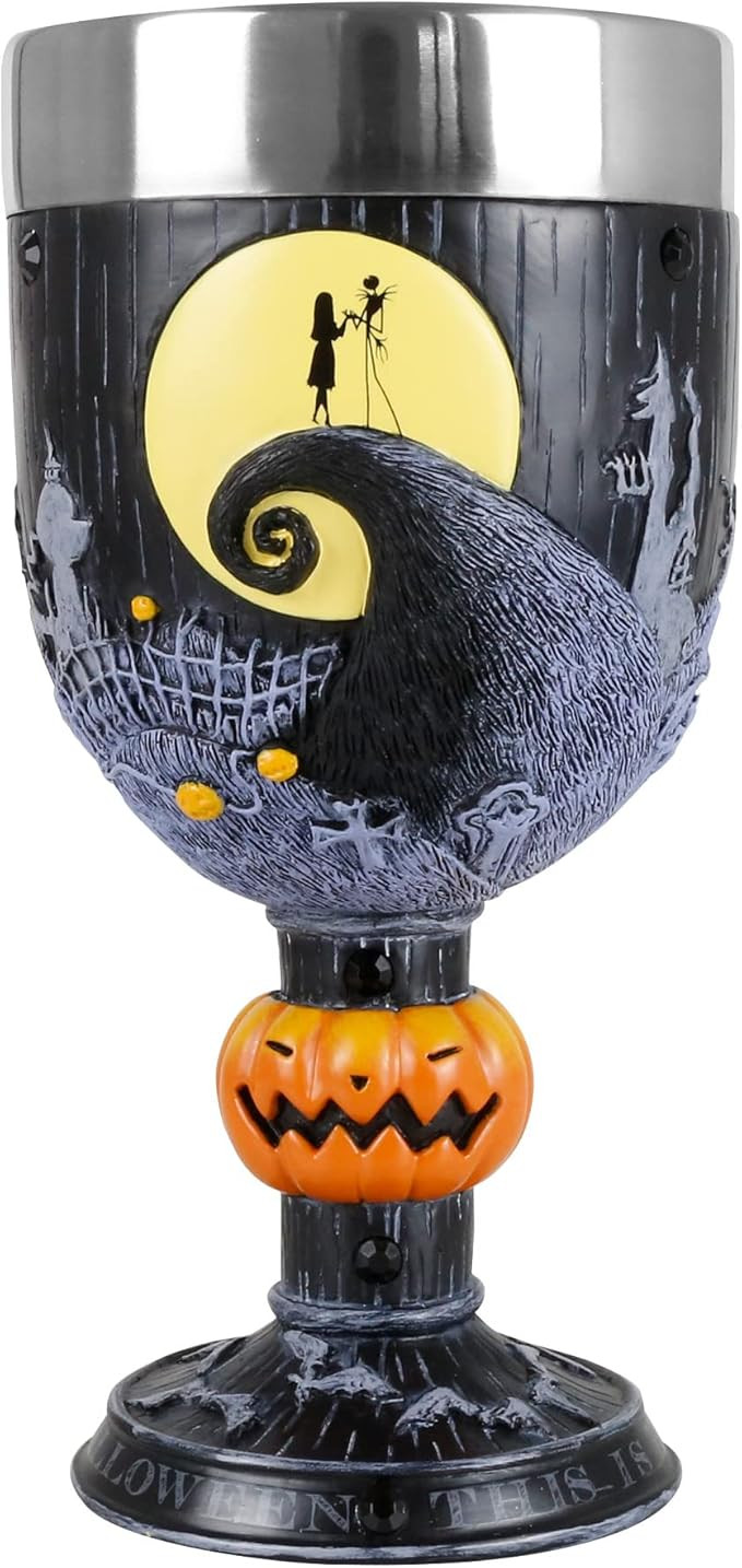 Enesco Disney Showcase The Nightmare Before Christmas Hill Scene Decorative Chalice Goblet, 7.09 ... | Amazon (US)