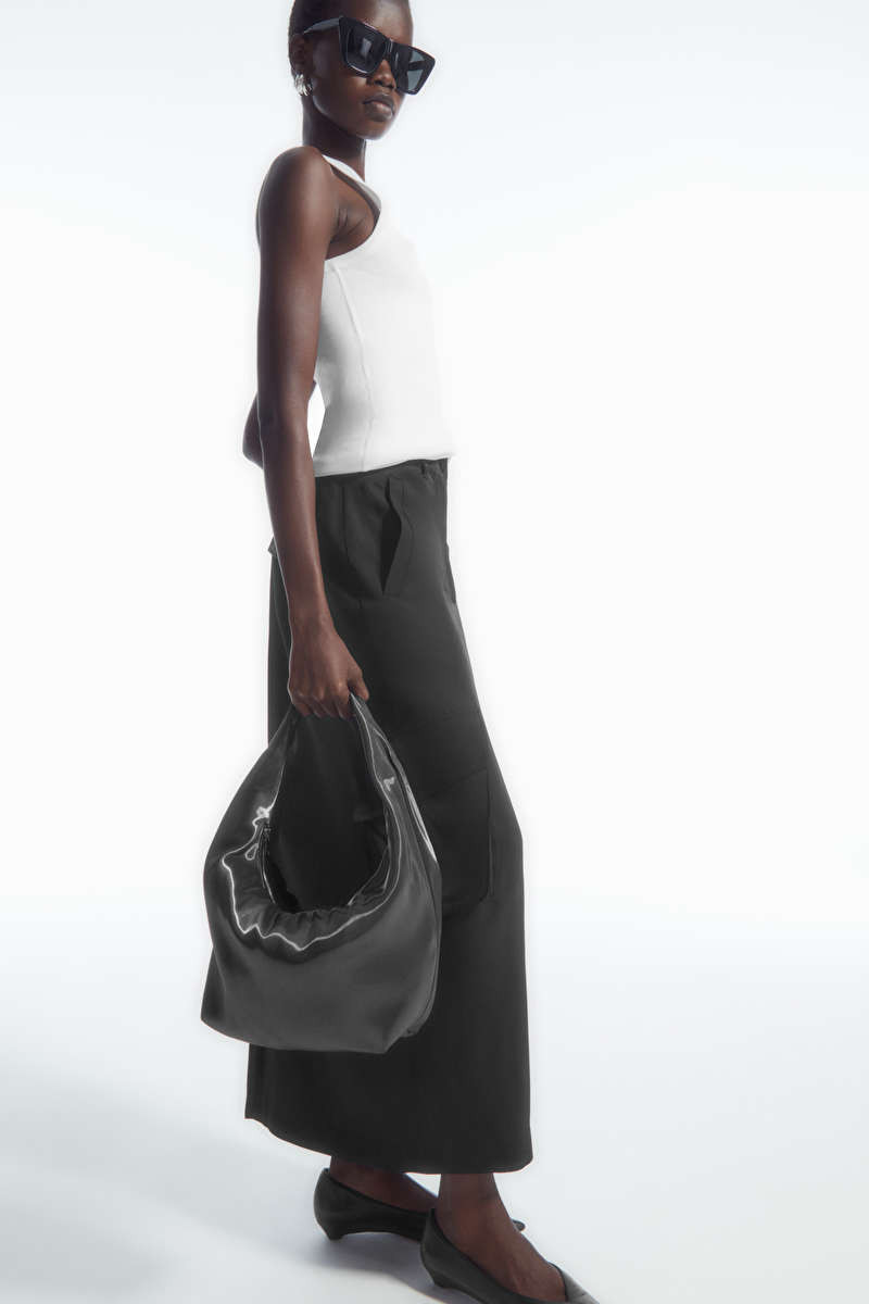 MINI SLING HIGH-SHINE SHOULDER BAG | COS (US)