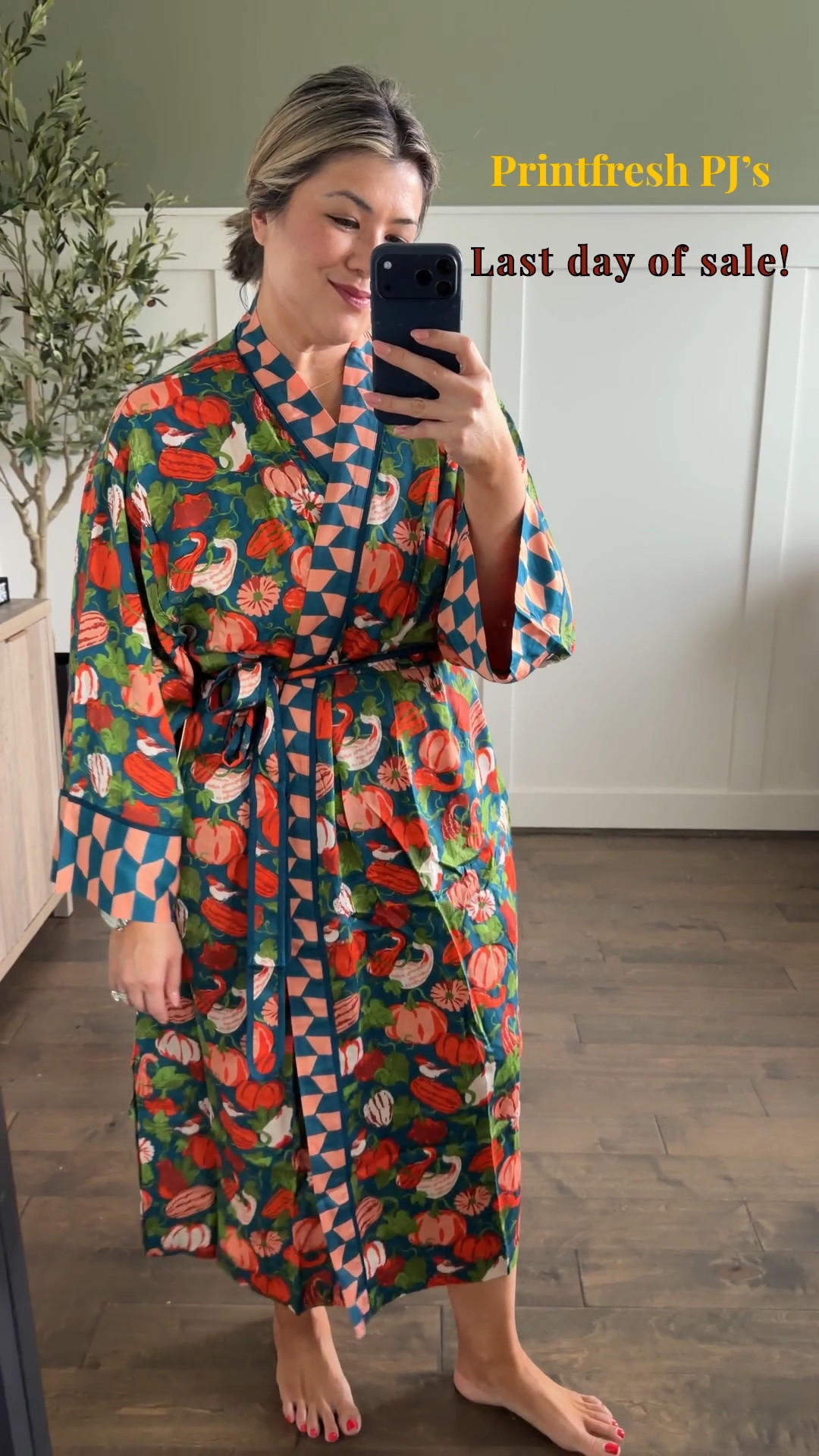 Last day to take advantage of the @Printfresh  PJ sale

I wear a L/XL in the Eco satin robes, and I wear a large in all of the Eco satin PJs. Everything fits roomy and comfortably.

#LTKSaleAlert #LTKOver40 #LTKMidsize