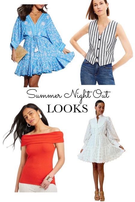 Summer night out looks! 
Date night outfit 
Summer dress
Night out top

#LTKfindsunder100 #LTKtravel #LTKover40