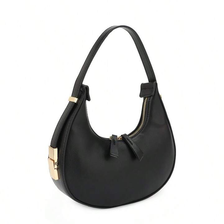 Cute Crescent Shoulder Bag, Mini Hobo Bag, Women's Versatile Shoulder Bag, Elegant Underarm Bag, ... | SHEIN
