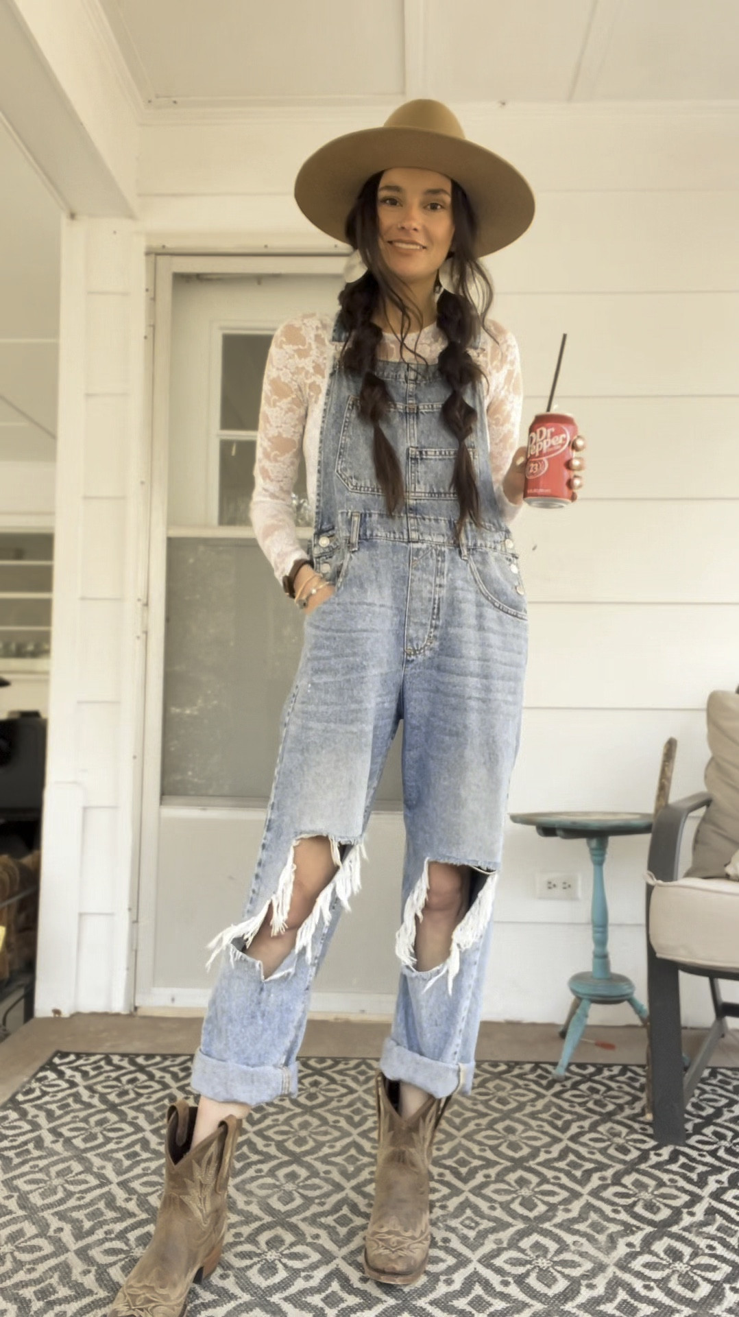 Hat - GigiPip
Lace top - Marshall’s
Tank - American Eagle
Overalls - Free People
Earrings - Shein 
Boots - Lane

#LTKStyleTip #LTKFindsUnder100 #LTKMostLoved

#LTKMostLoved #LTKWatchNow #LTKShoeCrush