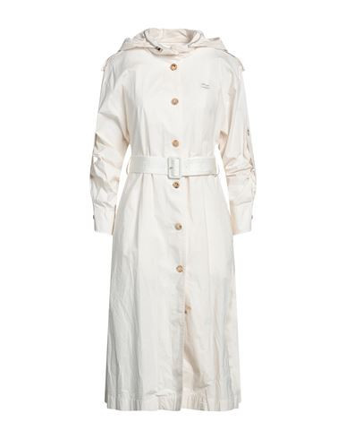 Tommy Hilfiger Tommy Icons Woman Overcoat & Trench Coat Cream Size 4 Cotton, Elastane | YOOX (US)