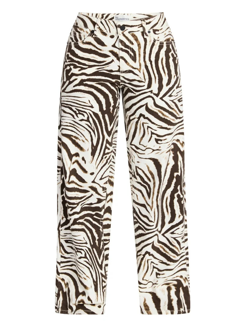 No Boundaries Mid Rise Baggy Jeans, 29", 31", 33" Inseams, Women's Sizes 00-24W | Walmart (US)