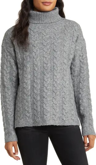 Cable Turtleneck Sweater | Nordstrom