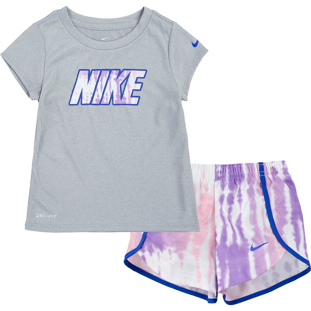 Nike Girls’ 4-7 Sprinter T-shirt and Shorts Set | Academy | Academy Sports + Outdoors