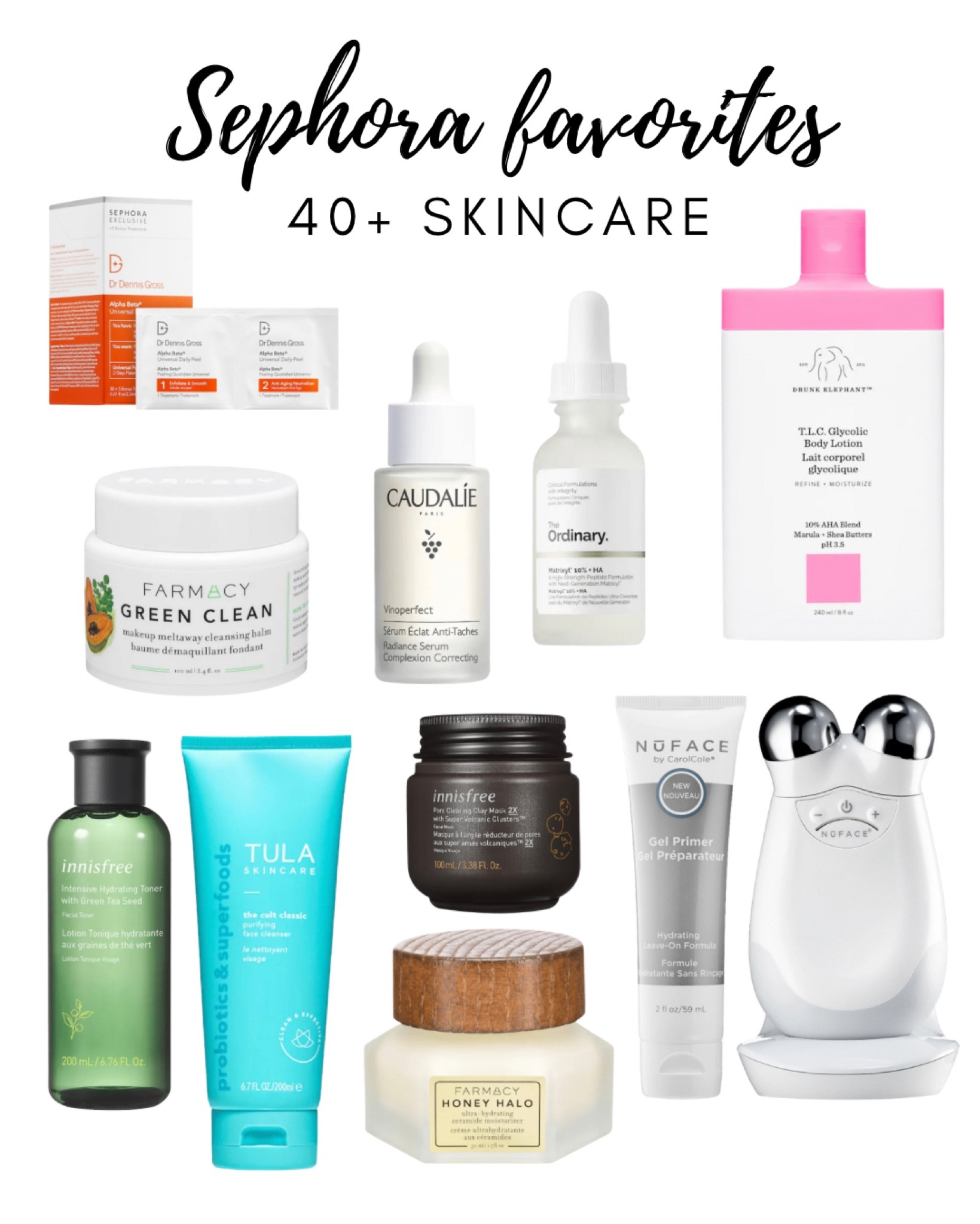 Sephora favorites for 40+ skincare. Stock up during the Sephora holiday sale with code SAVINGS

#40plusskincare #50plusskincare 

#LTKsalealert #LTKbeauty