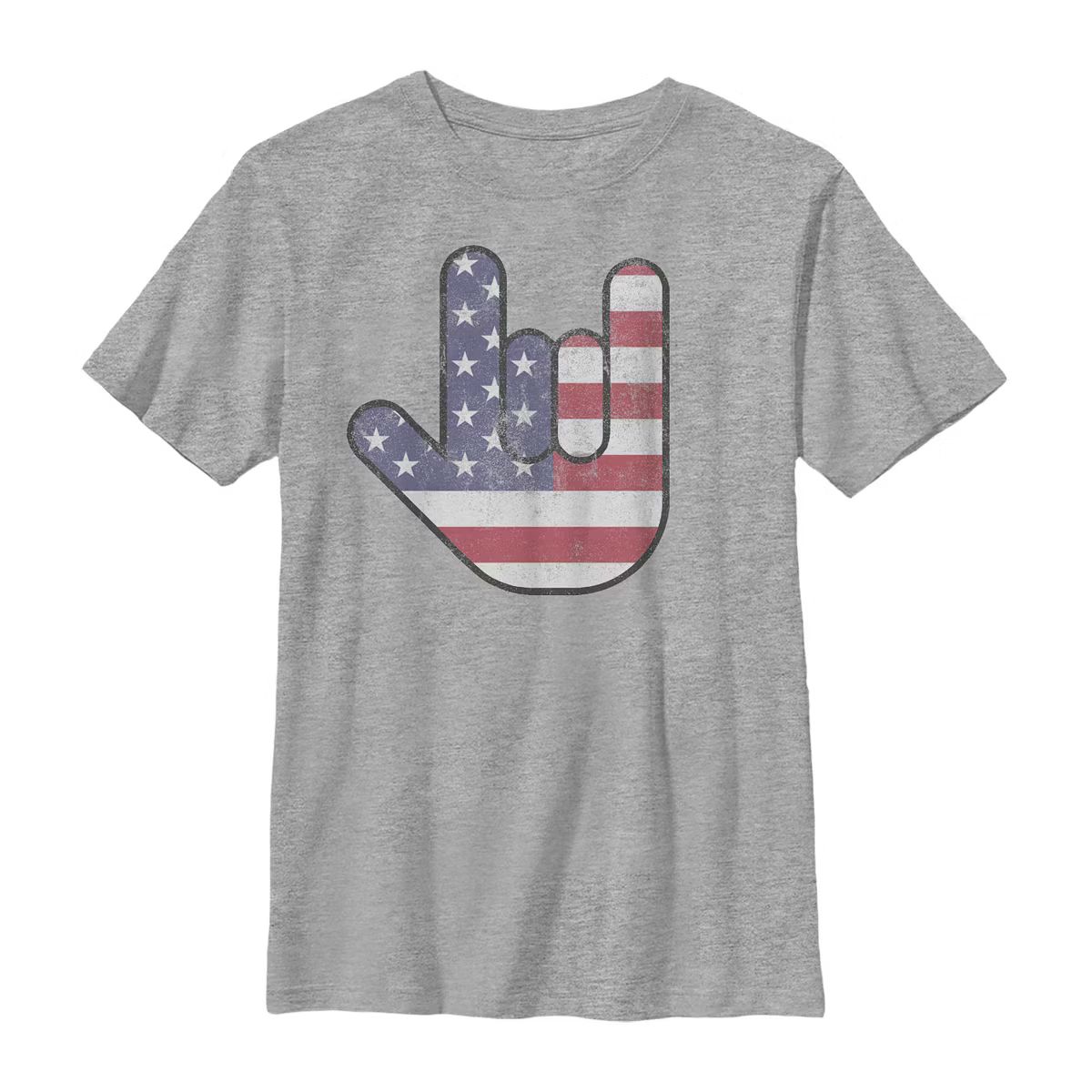 Boy's Lost Gods Fourth of July  American Love Sign T-Shirt | Target