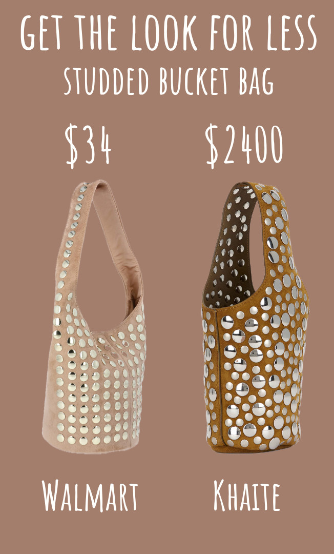 Studded bucket bag look for less!
......
Khaite bag khaite dupe Walmart bag Walmart dupe Walmart fashion Walmart new arrivals Walmart new arrival viral bag stud bucket bag studded purse spring bag spring purse spring accessories revolve purse revolve bag shoulder bag tan purse tan bag target purse target bag western accessories country concert western bag western purse suede bag suede purse  

#LTKootd #LTKWorkwear #LTKSpringSale