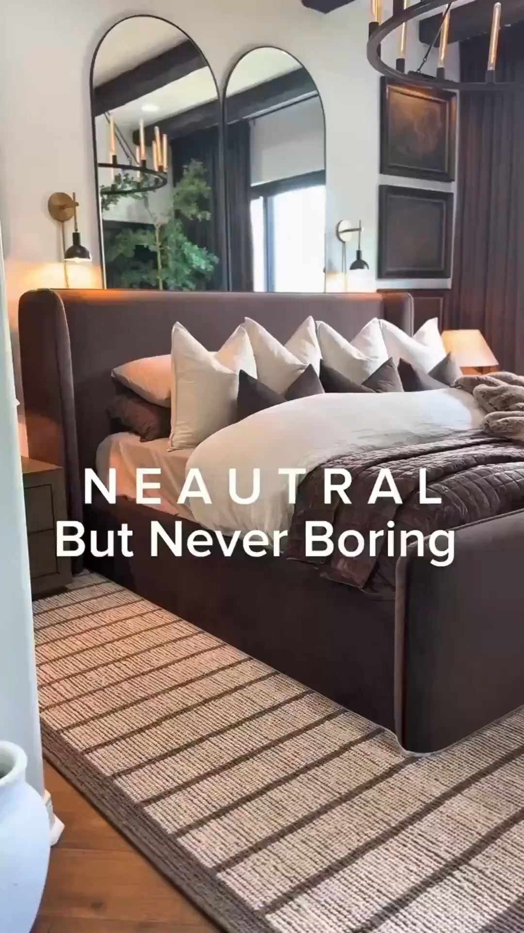 One simple swap = a whole new space! An area rug is one of the easiest ways to refresh your home decor, add warmth, and change the vibe. This plush, modern striped rug instantly brightened the room and made the space feel cozy and updated.

Curtain details:
Color: Java
Length/width: 100” x 120” long

#neutralrug #bedroomdecor #interiordesignideas #moderninteriors #homeinspiration #ruginspo #interiorstyling #decorinspo #homedesignideas #neutralhome 

#summerthompsonstyles

#LTKHome