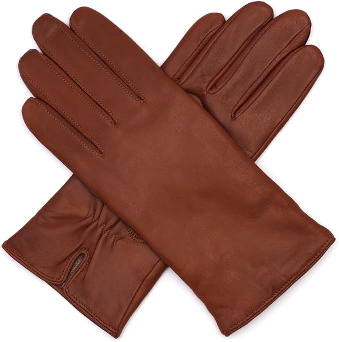 Harssidanzar Women's Nappa Lambskin Genuine Soft Leather Lined Cashmere Gloves GL006 | Amazon (UK)