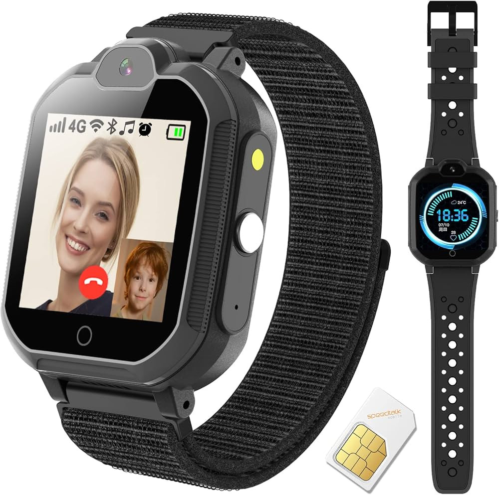 Volga 4G Smart Watch for Kids-Phone Smart Watch with SIM Card GPS Tracker Two-Way Calling Video C... | Amazon (US)