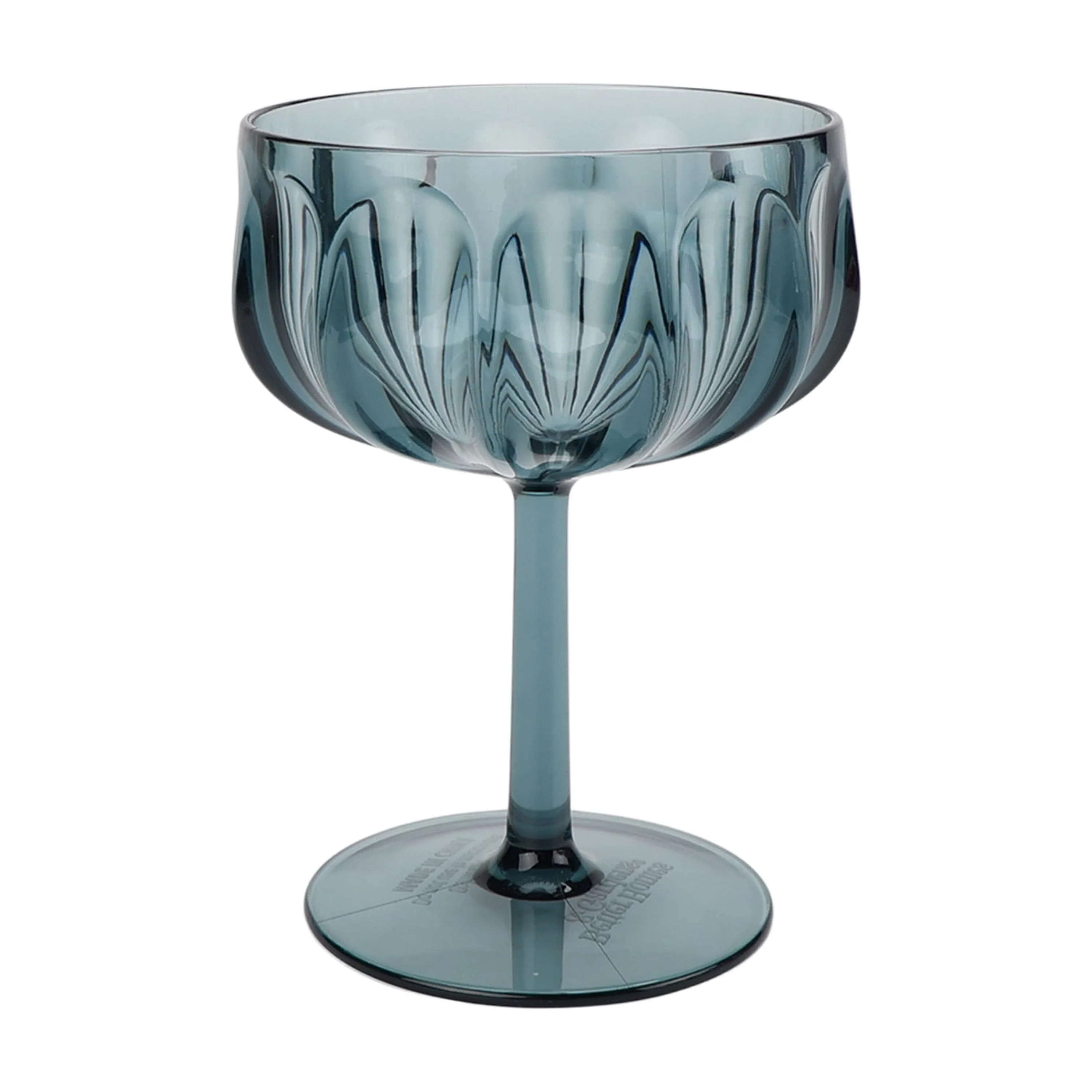 Better Homes & Gardens 13-Ounce Tritan Plastic Coupe Glass, Blue | Walmart (US)