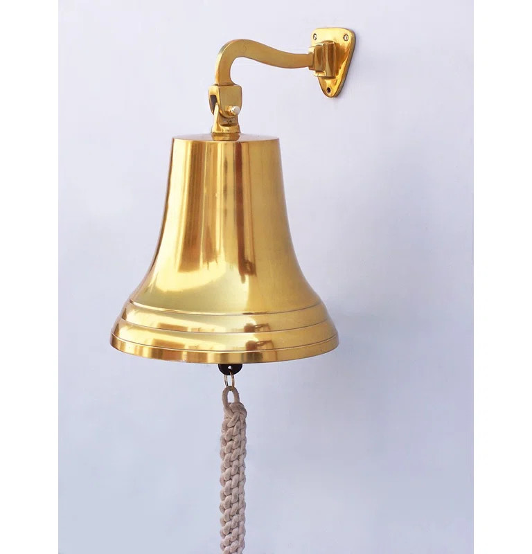 Elginpark 11" Chrome Hanging Bell | Wayfair Professional
