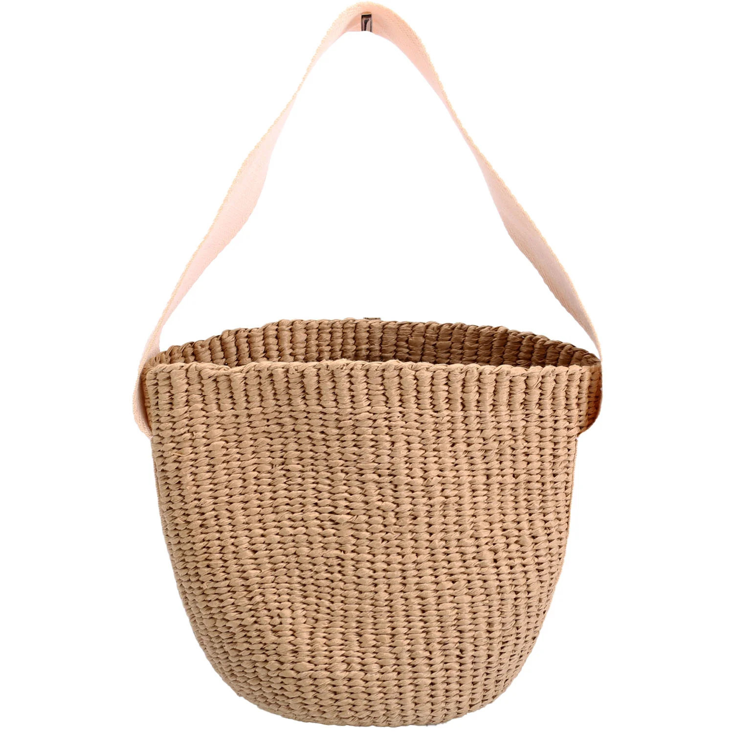 Children's Straw Basket Handle Bag Beige | Keeks Designer Handbags