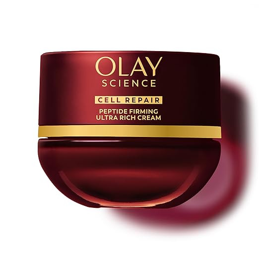 Peptide Face Moisturizer | Asian Skin Care, Anti-Aging Face Cream - 7 Synergy Peptides Complex, 1... | Amazon (US)
