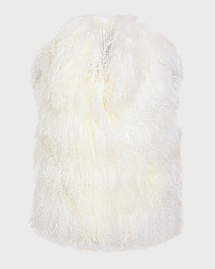 Select Mongolian Lamb Vest | Neiman Marcus