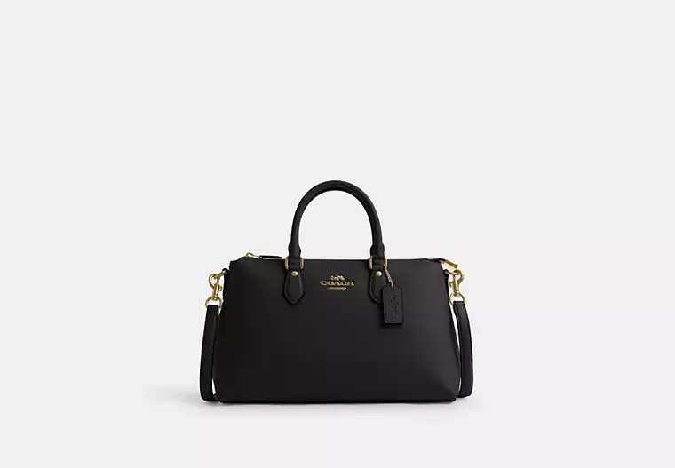 Coach Outlet Georgia Satchel Bag - Black | Coach Outlet US