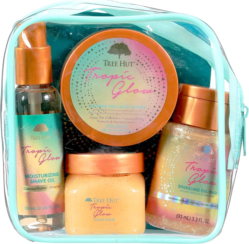 Tree Hut Tropic Glow Everything Shower Gift Set for Women, Exfoliating Body Scrub, Body Wash, Sha... | Amazon (US)